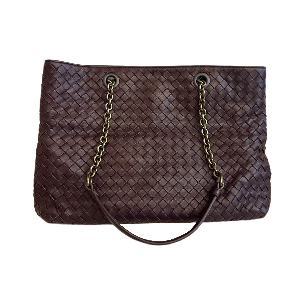 Leather tote