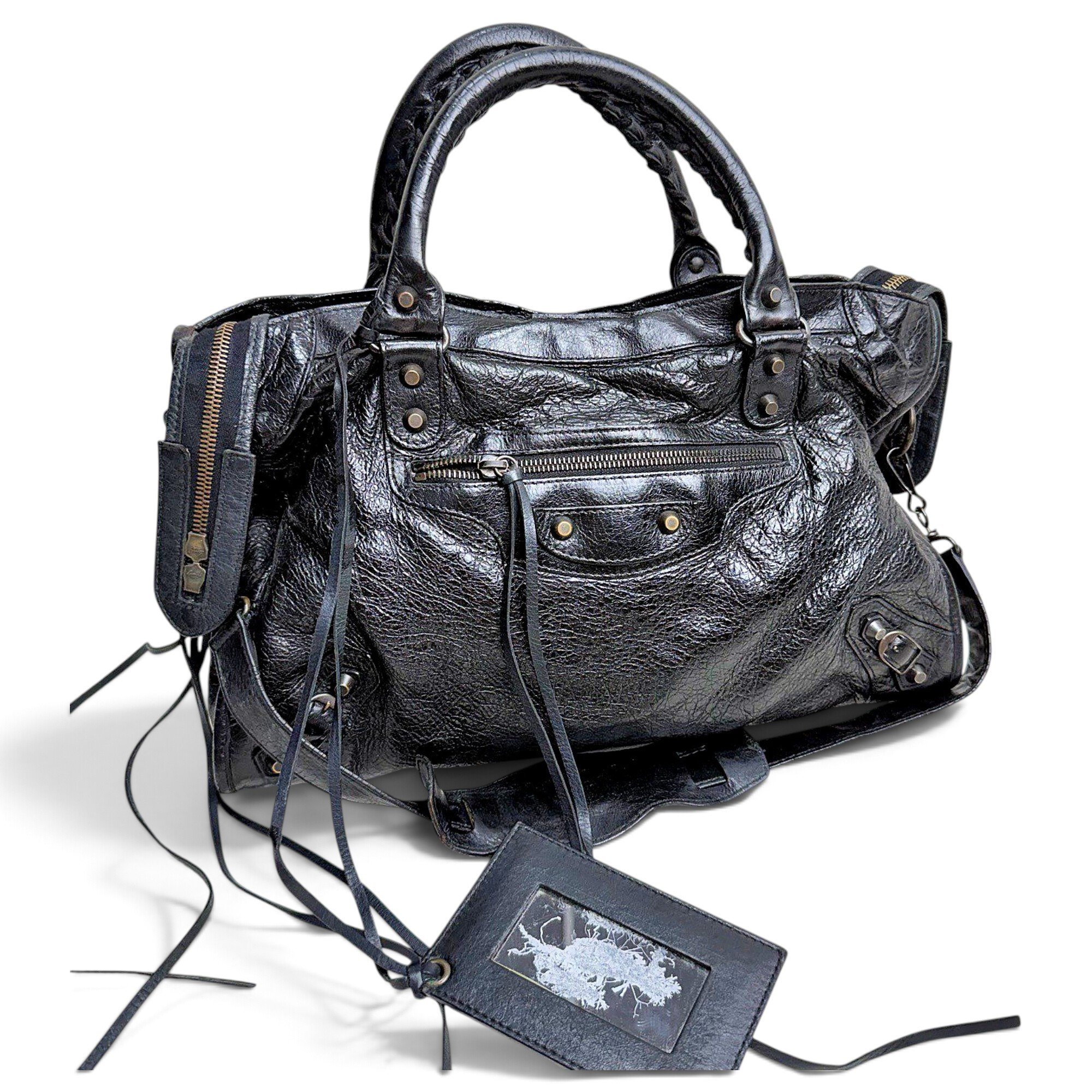 Balenciaga City leather handbag