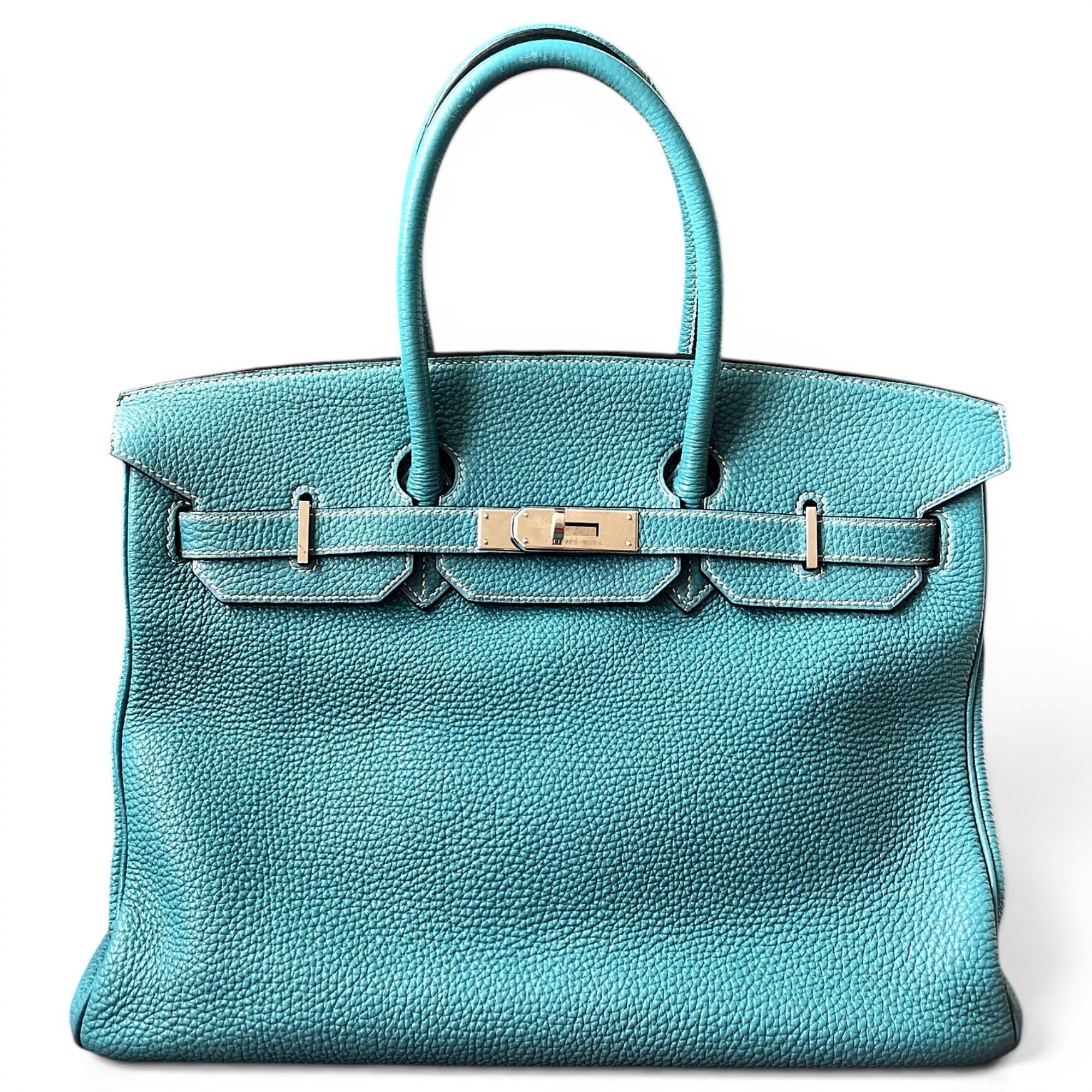 Birkin 35 leather handbag