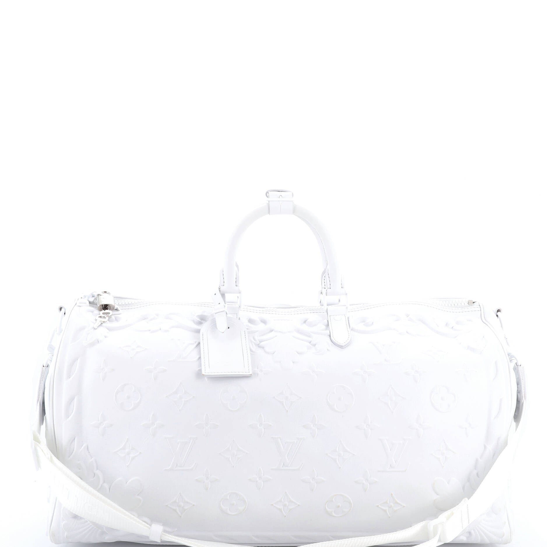 Louis Vuitton Keepall Bandouliere Bag Limited Edition Ornaments Monogram Leather 50