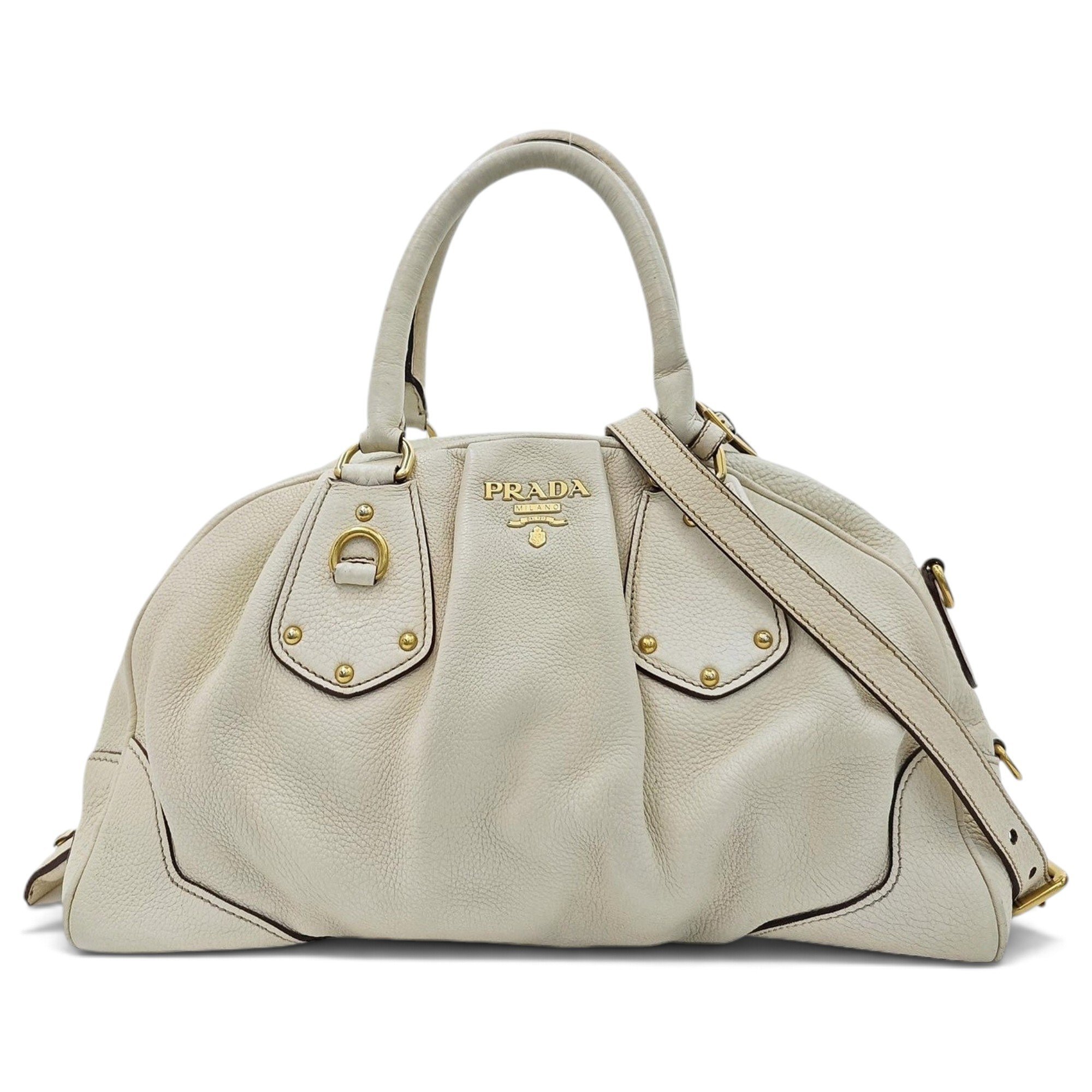Leather handbag