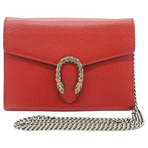 Dionysus Chain Wallet leather crossbody bag