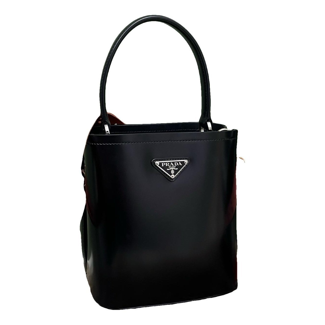 Panier leather handbag