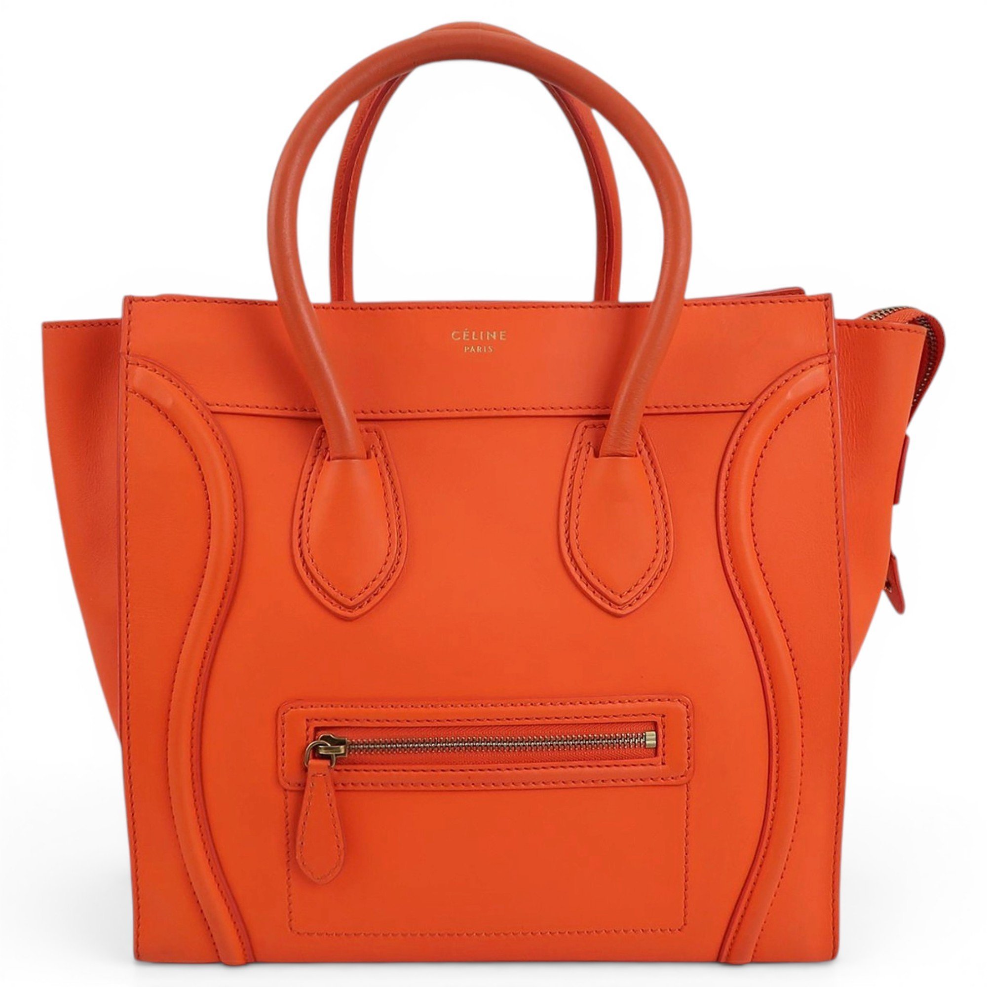 Luggage leather handbag