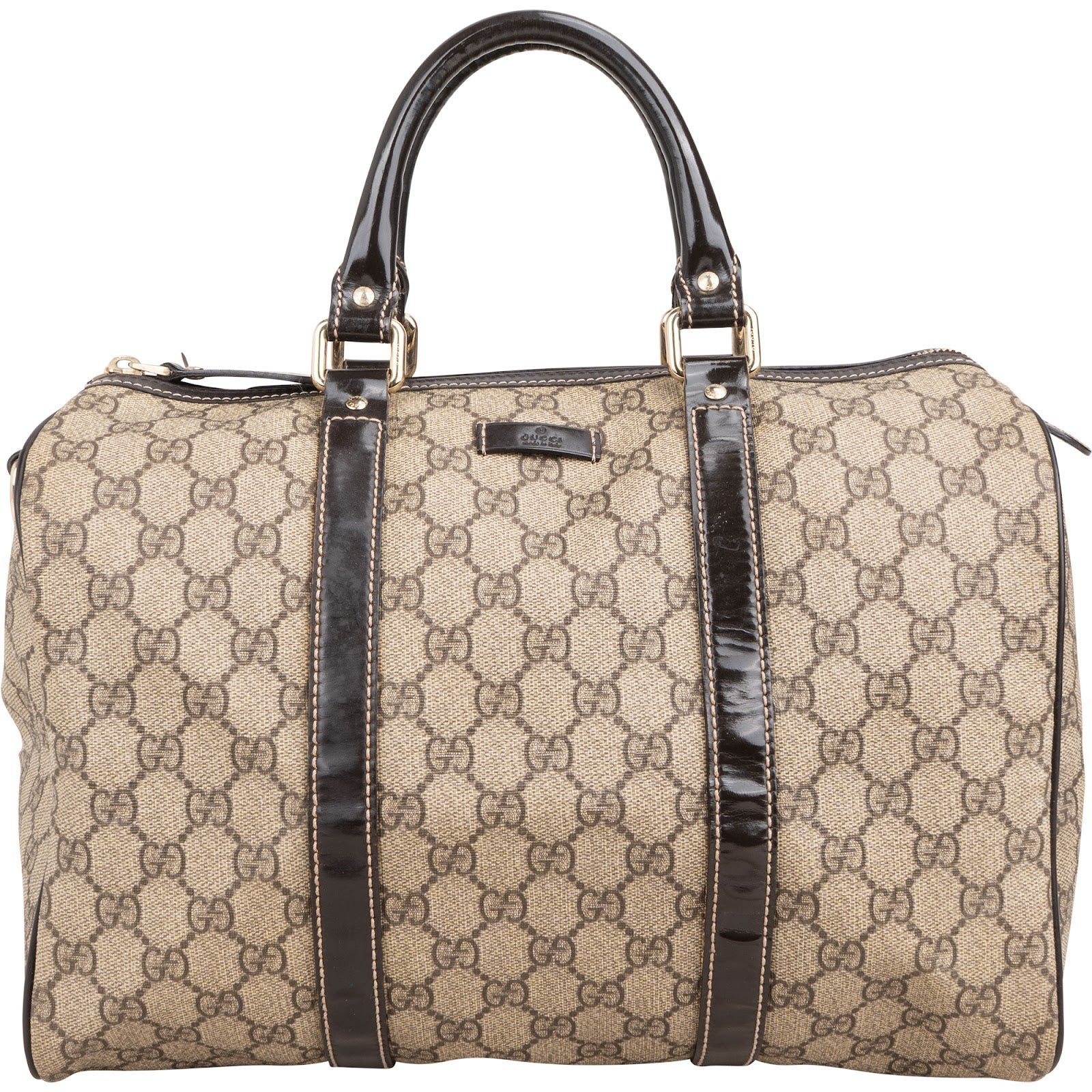 Boston leather handbag