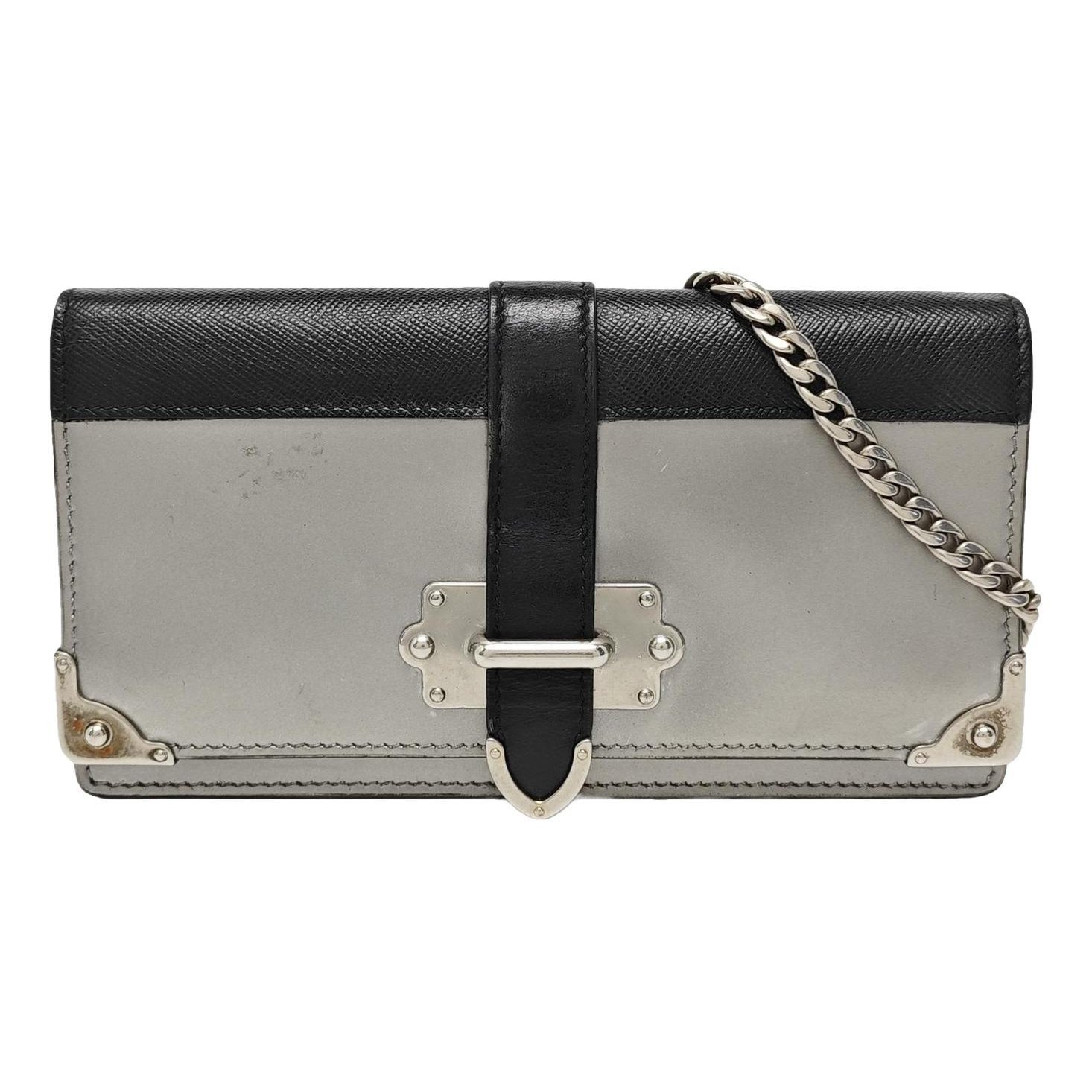 Cahier leather handbag