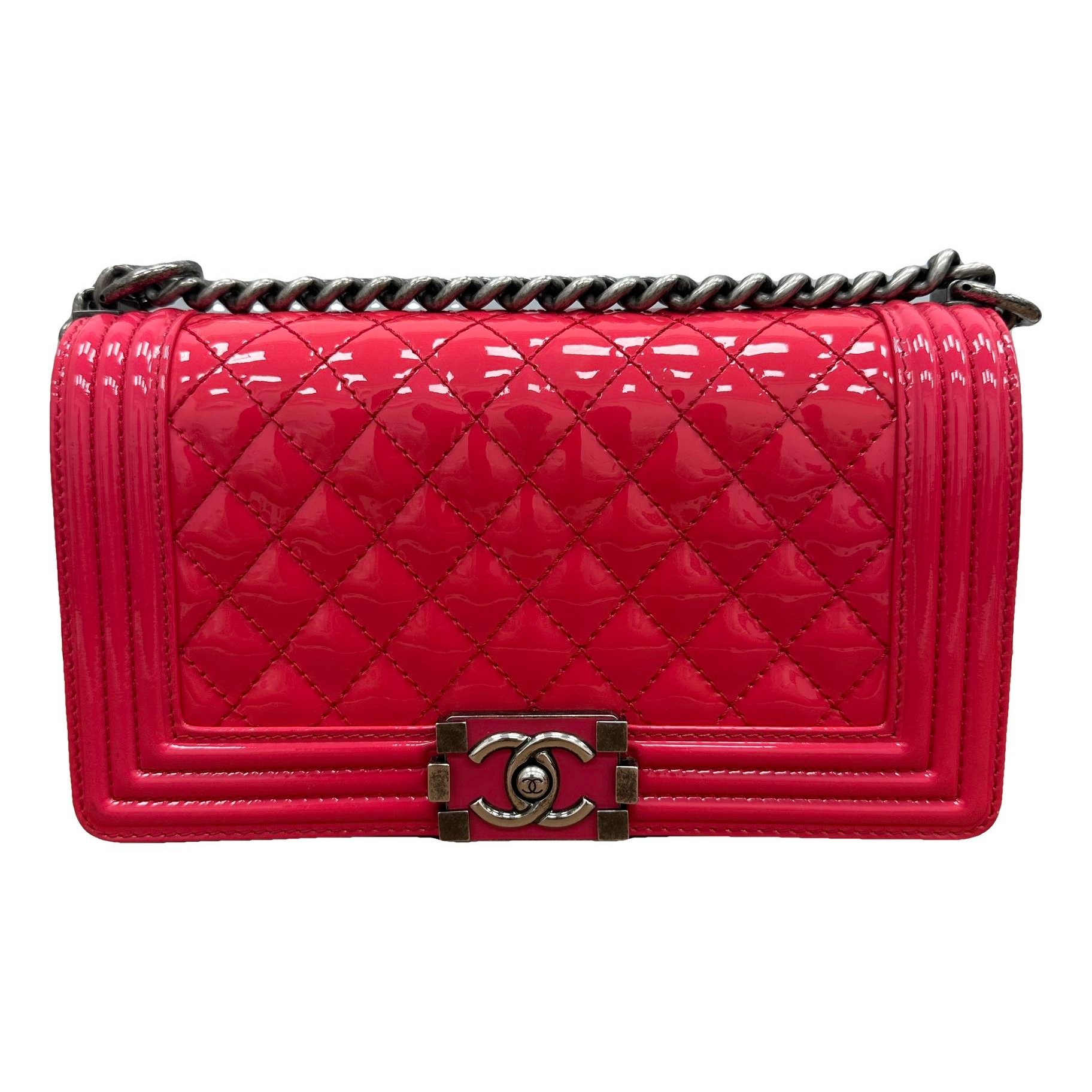 Boy patent leather handbag