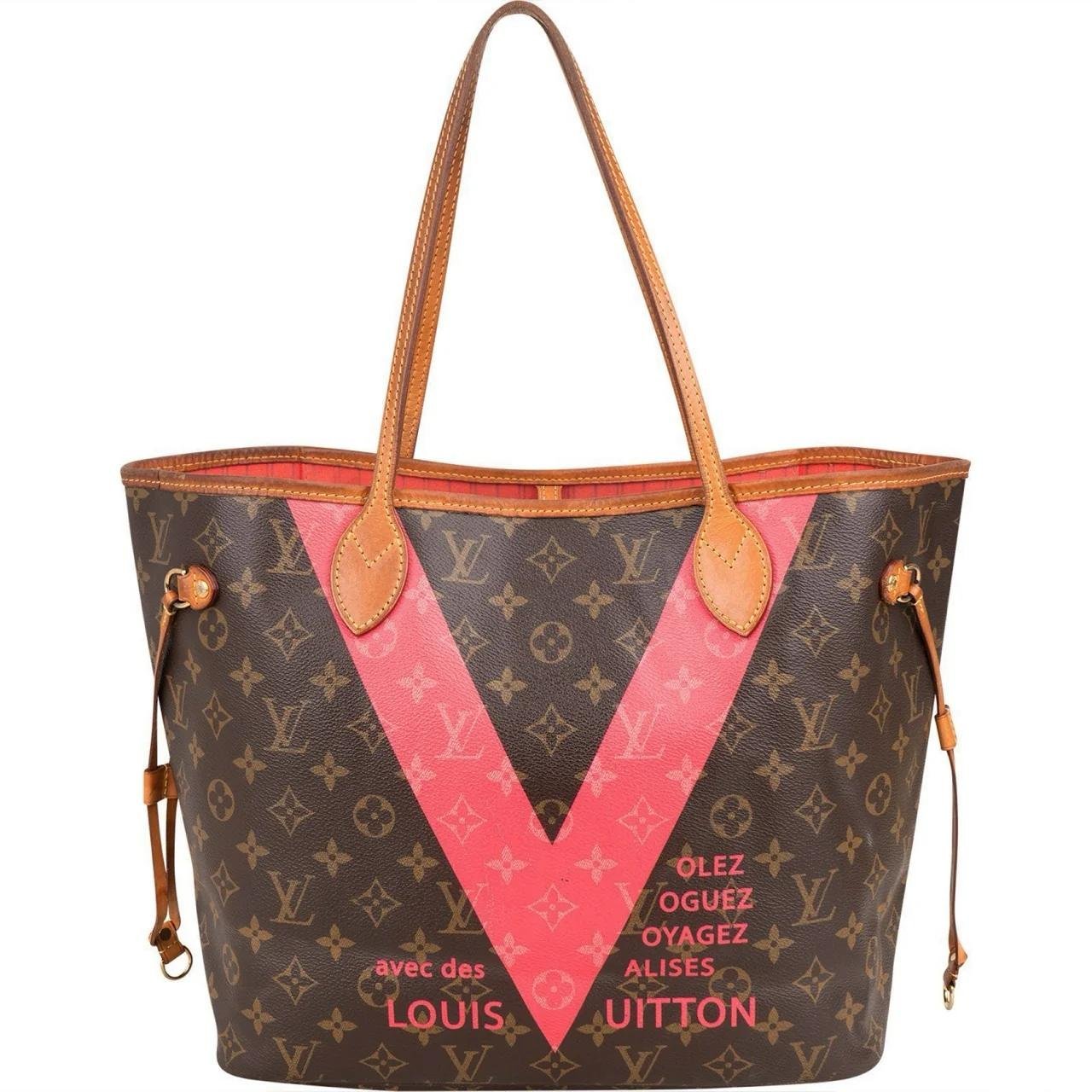 Neverfull leather handbag