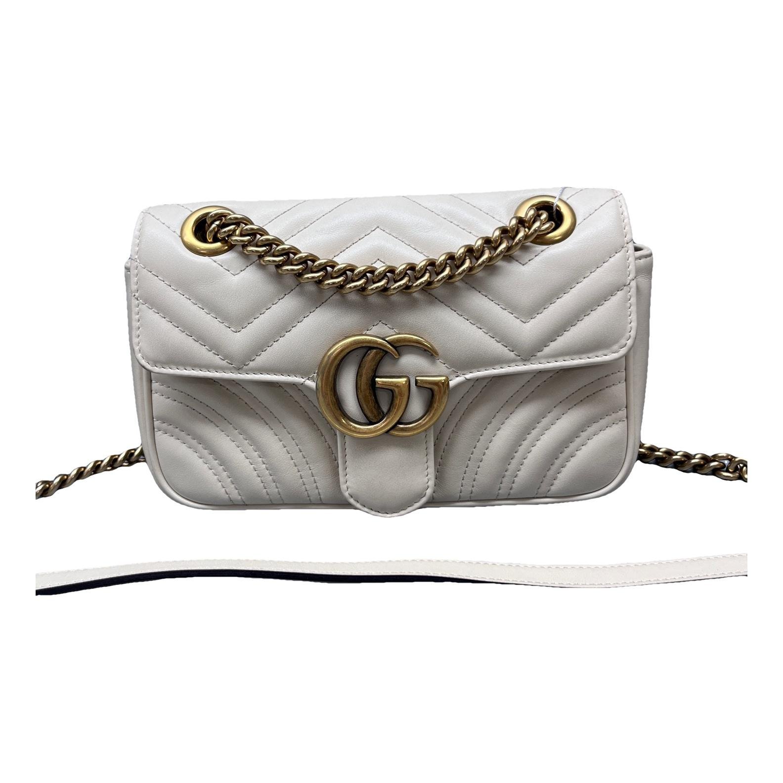 GG Marmont Flap leather handbag