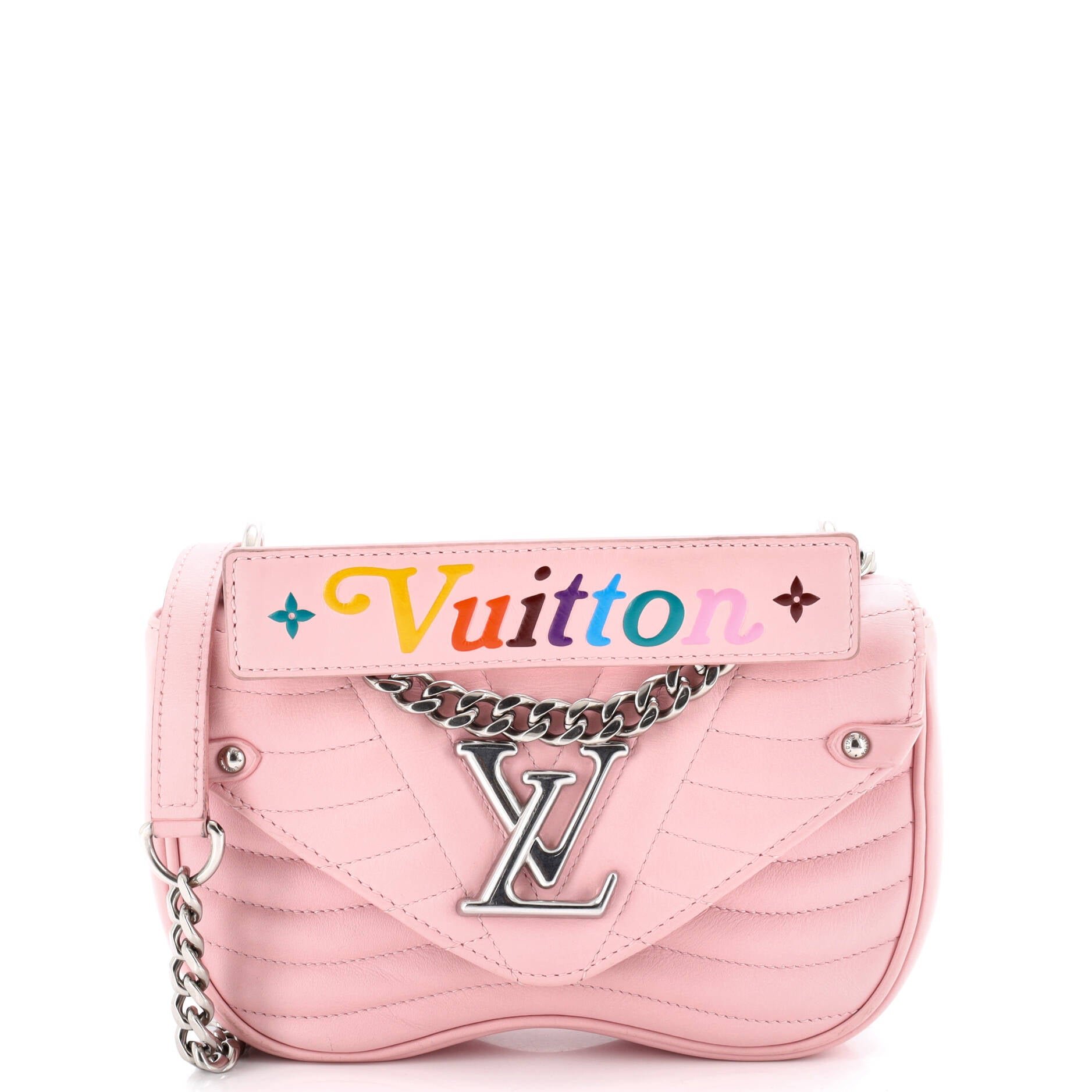 Louis Vuitton New Wave Chain Bag Quilted Leather PM