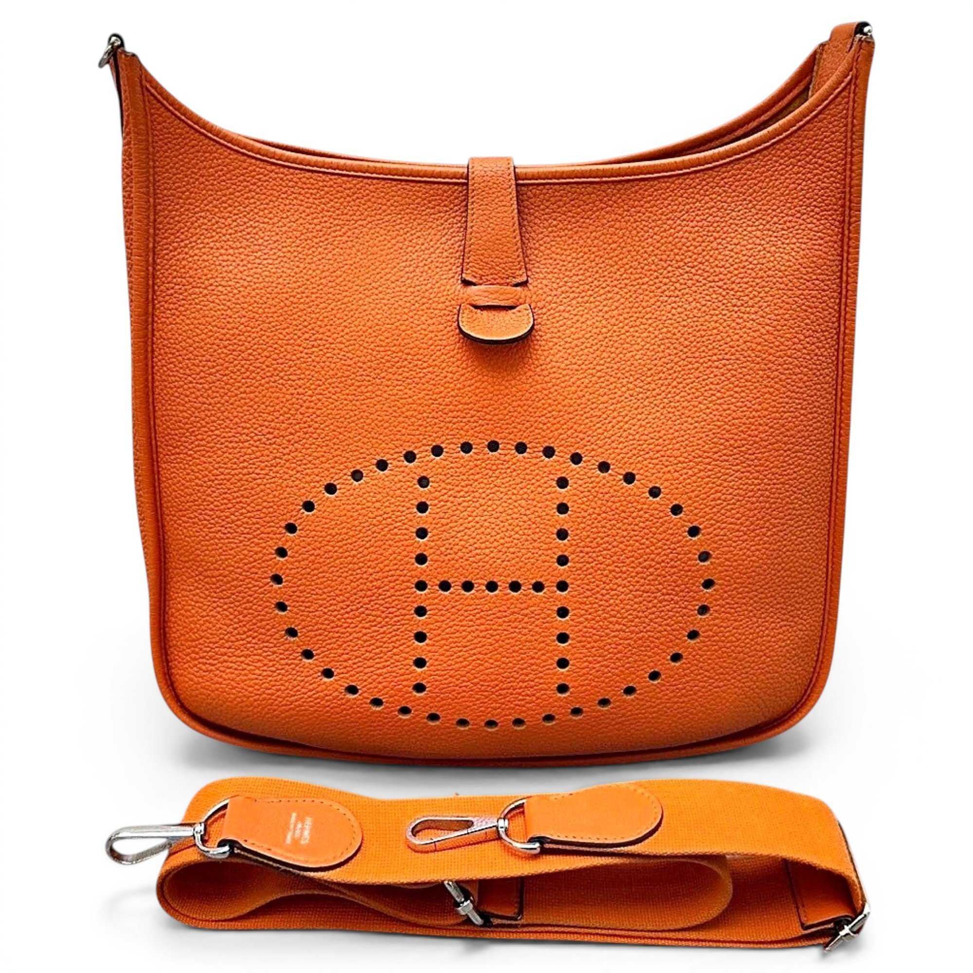 Evelyne leather handbag