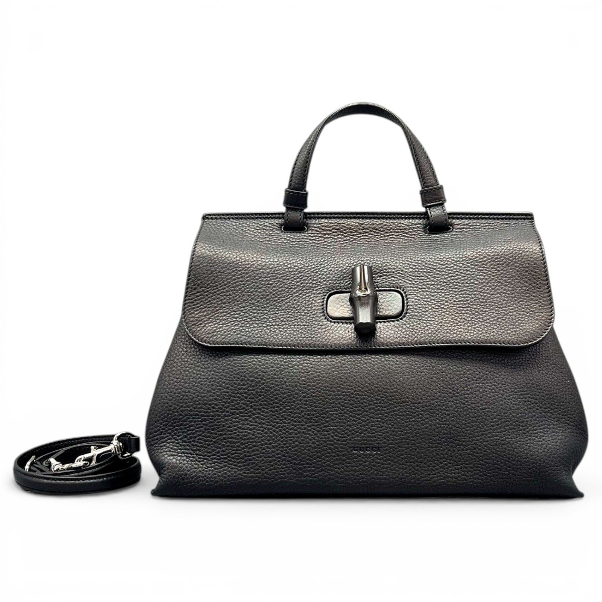 Bamboo Daily Top Handle leather handbag
