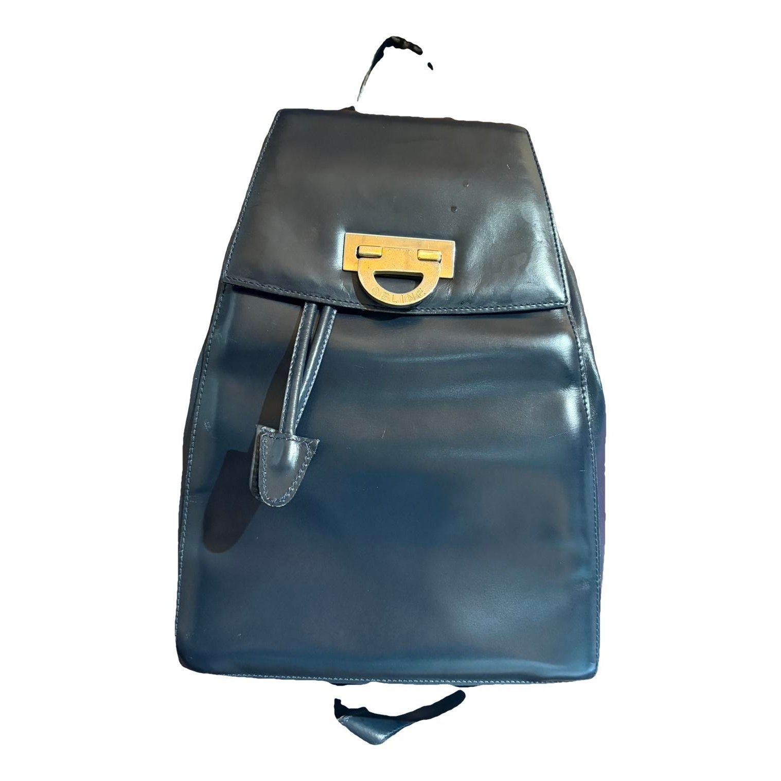 Leather backpack