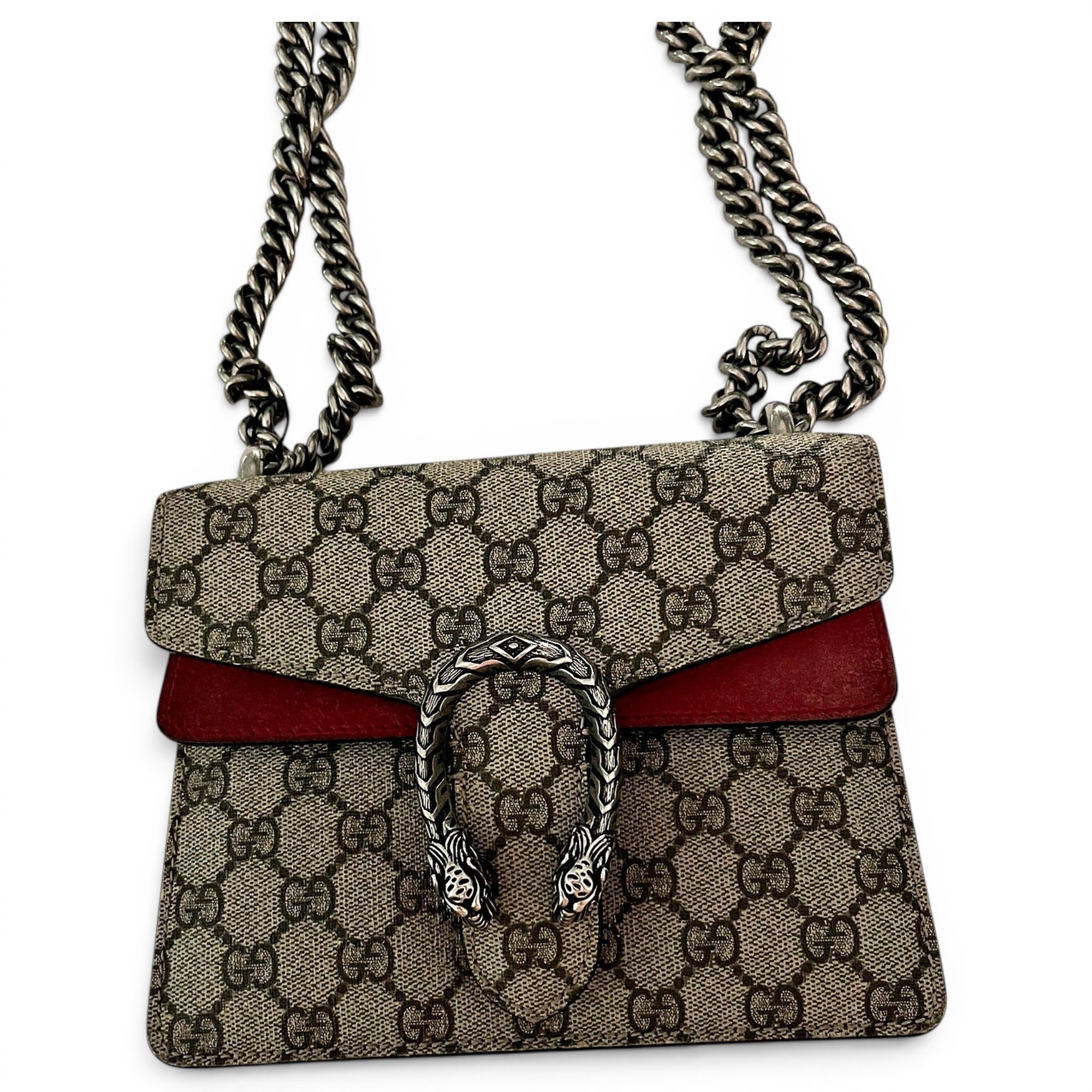 Dionysus leather clutch bag