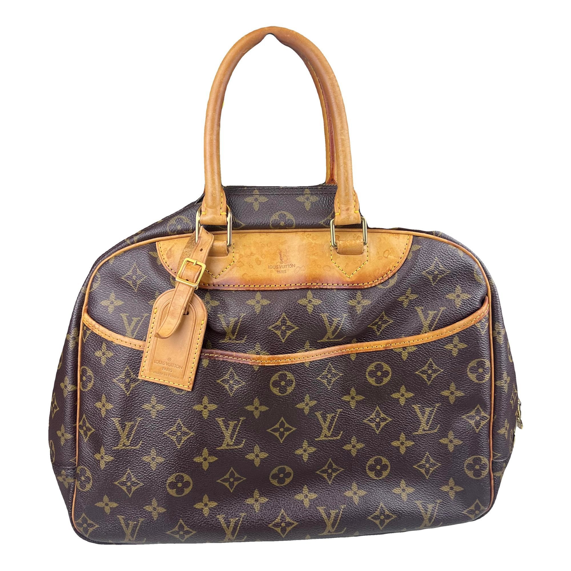 Deauville leather handbag