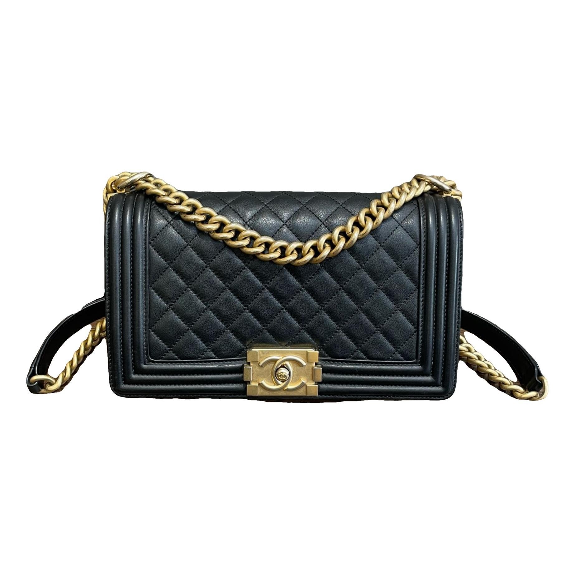 Boy leather crossbody bag