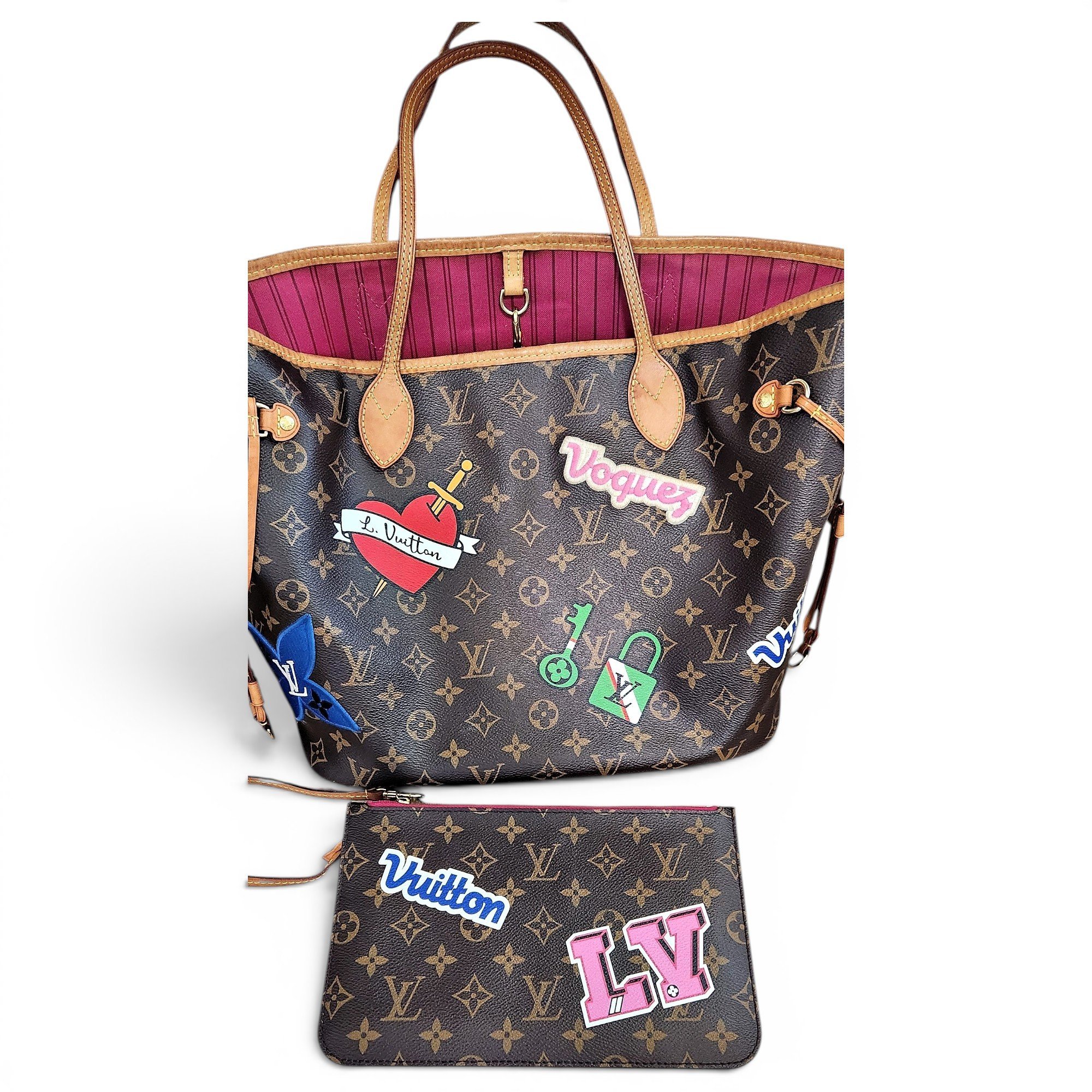 Neverfull leather tote