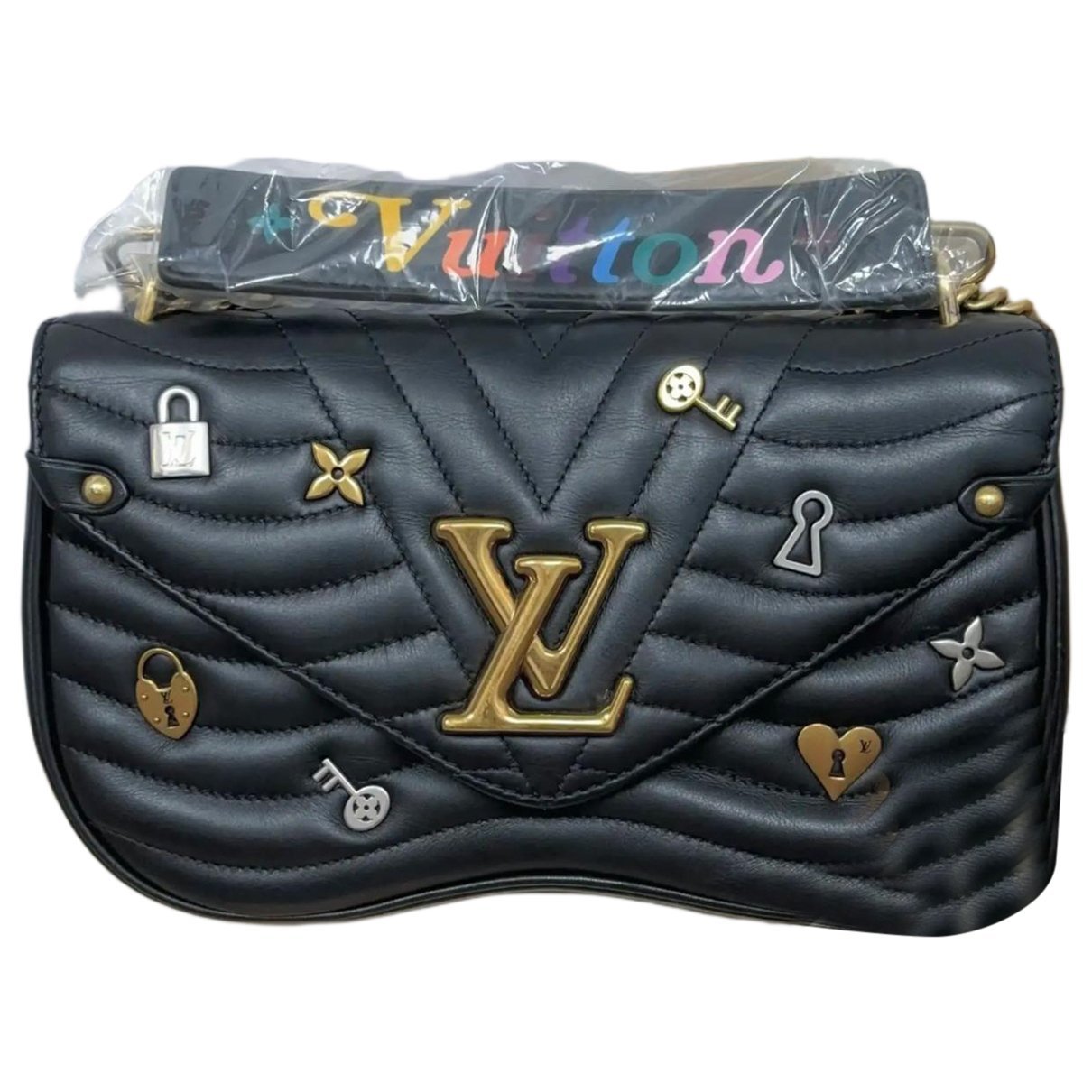 New Wave leather handbag