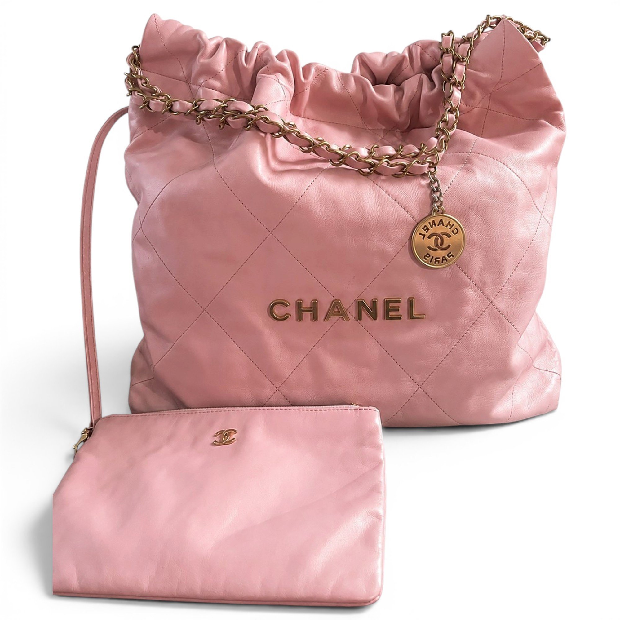 Chanel Chanel 22 leather tote