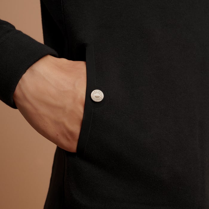 Noir Hermès Fit Sweatshirt