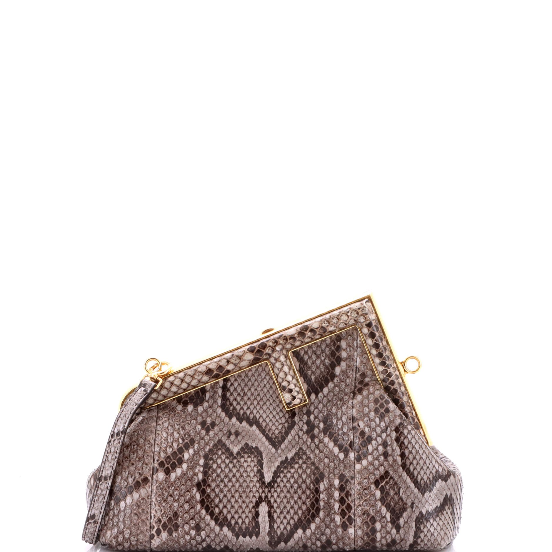 Fendi First Bag Python Small