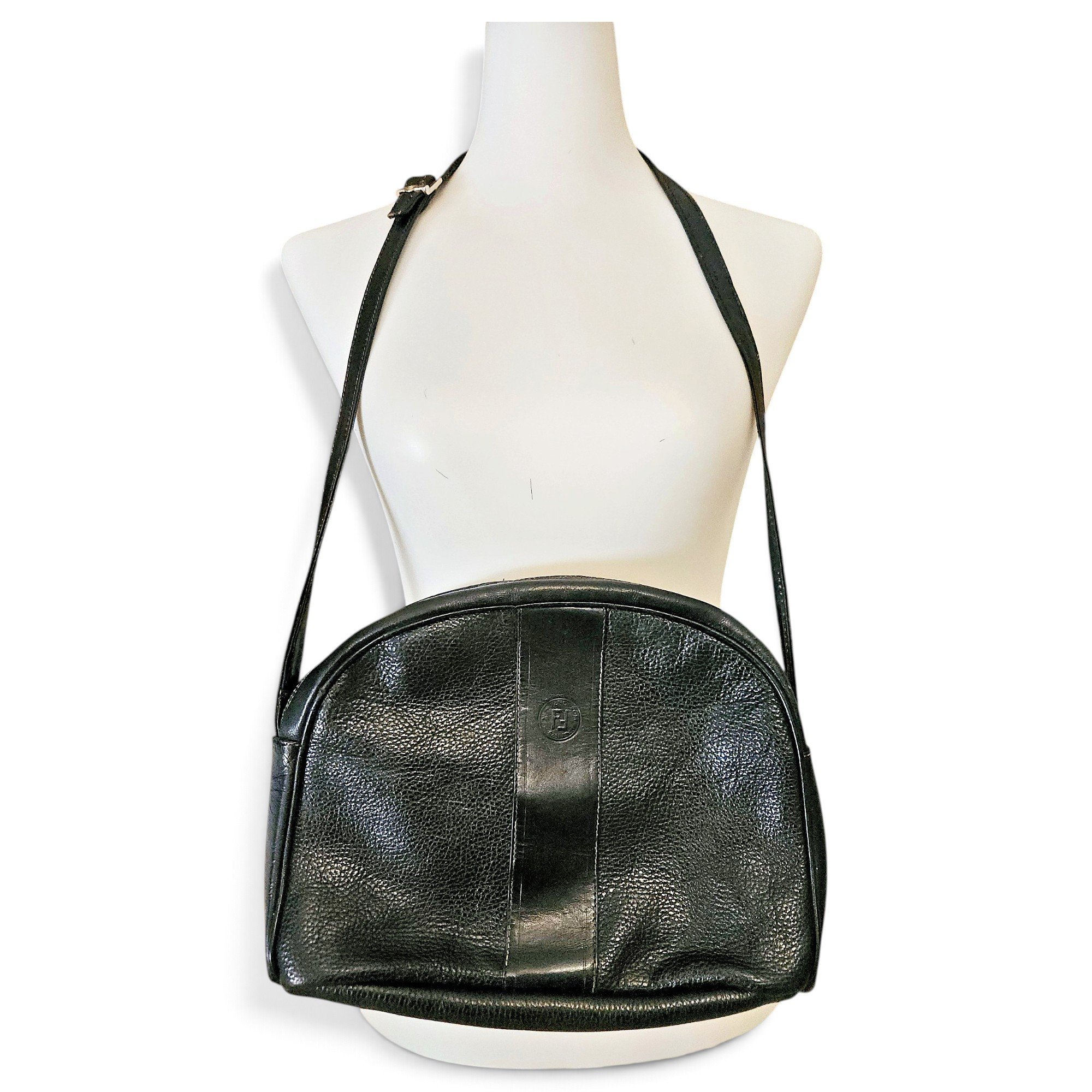 Leather crossbody bag