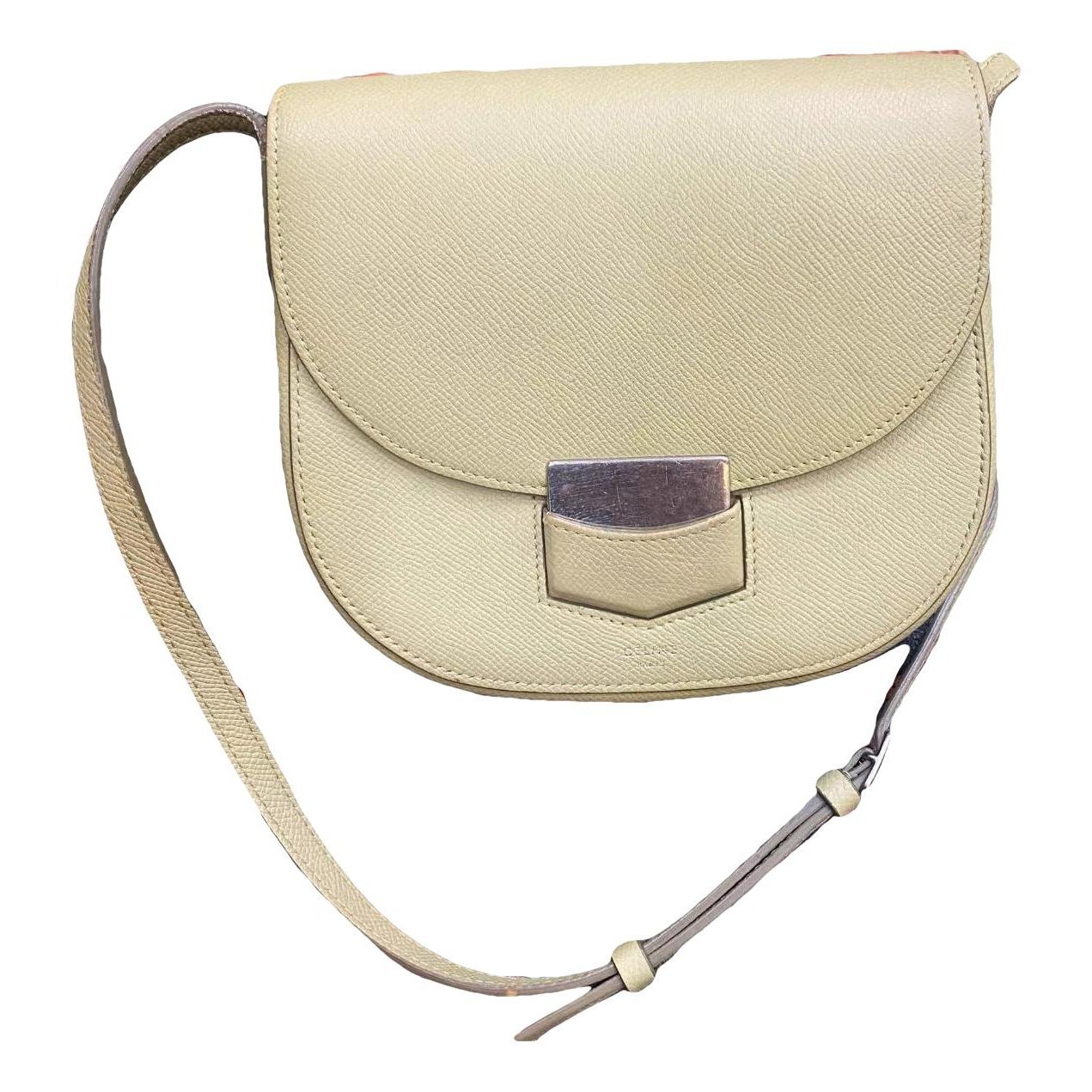 Trotteur leather crossbody bag