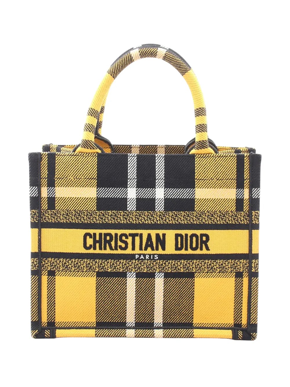 2000-2026 Small Check N Dior Canvas Book tote bag