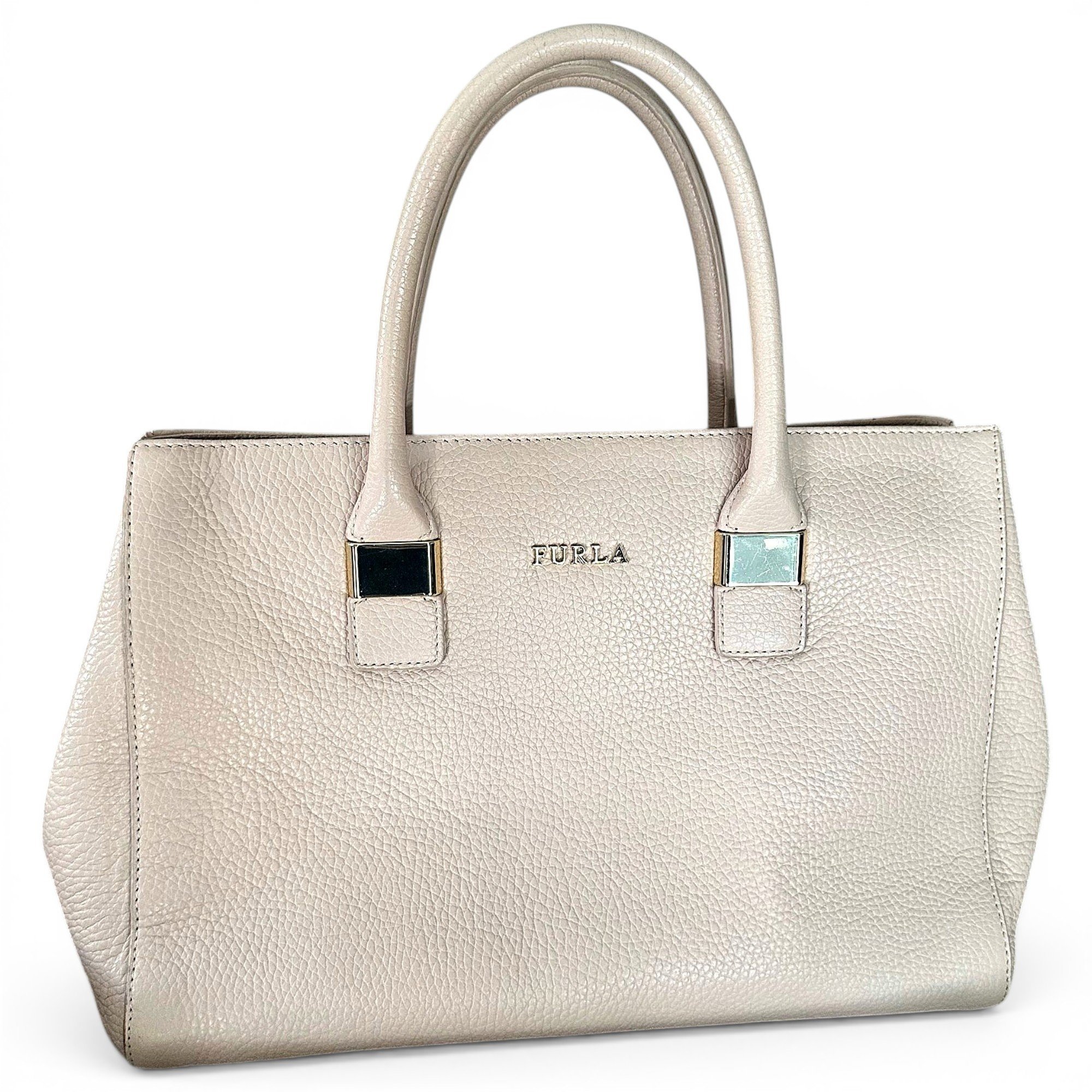 Leather handbag