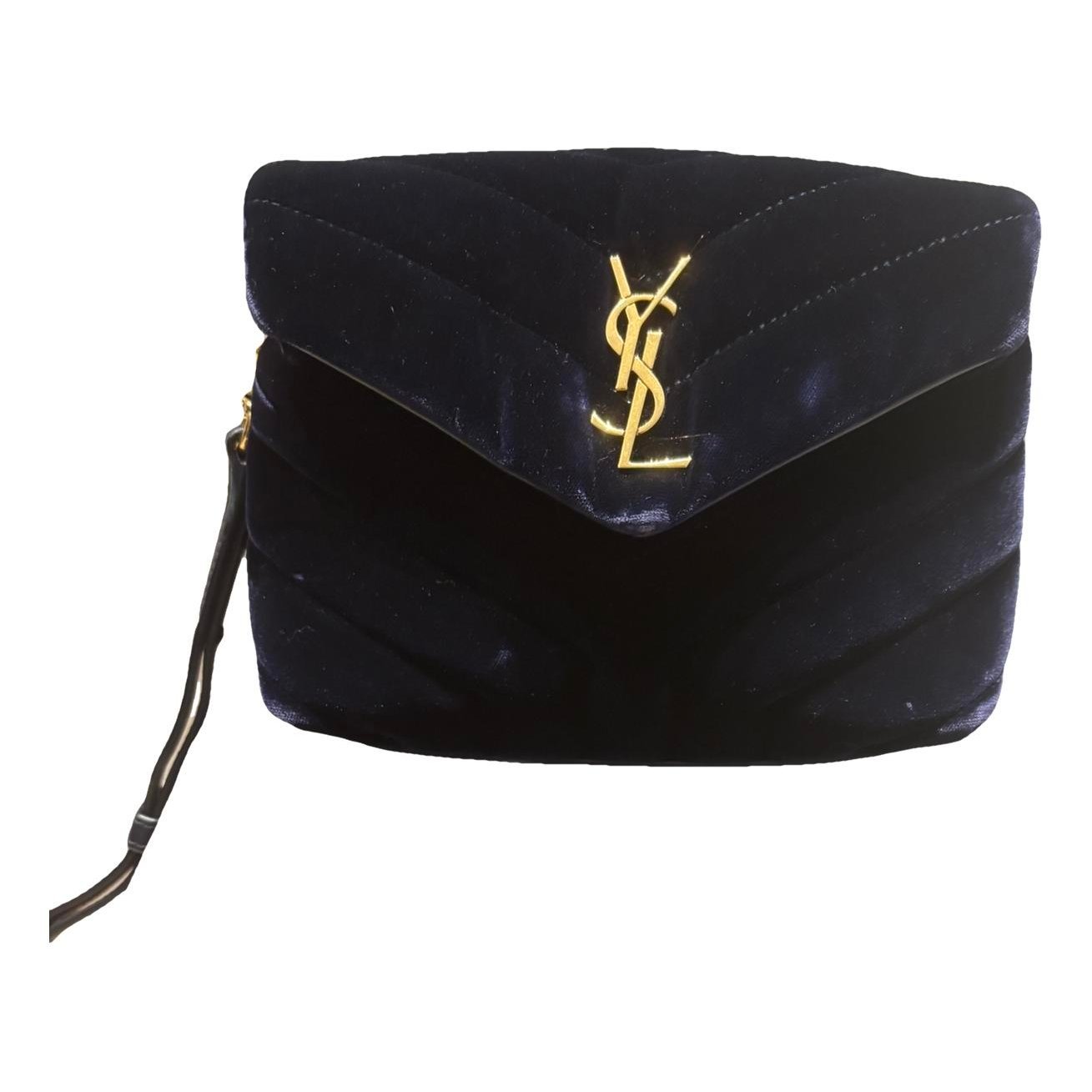 Loulou velvet crossbody bag