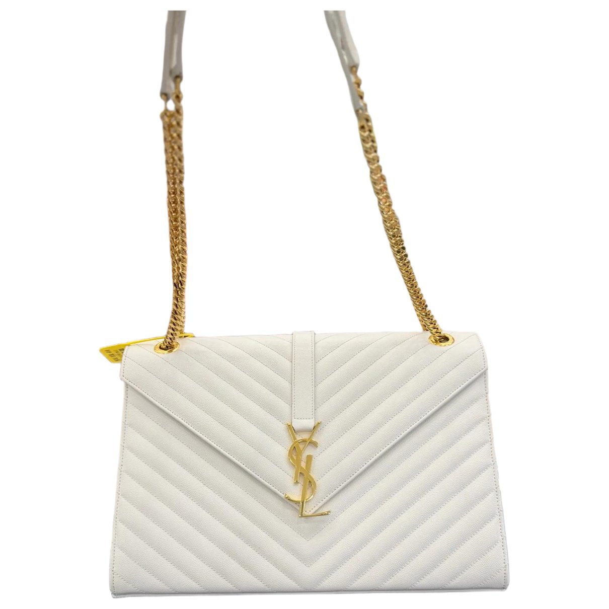 Envelope leather handbag