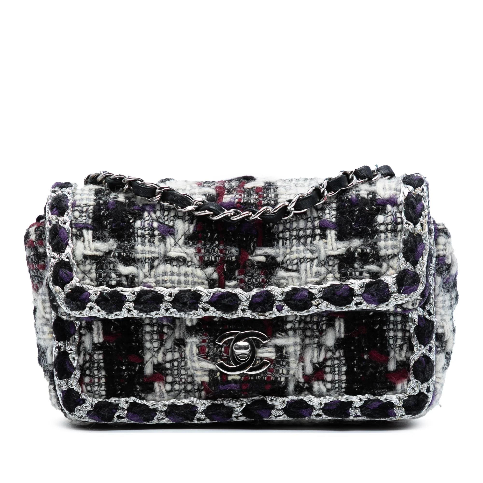 Wallet On Chain Boy Half Flap leather handbag
