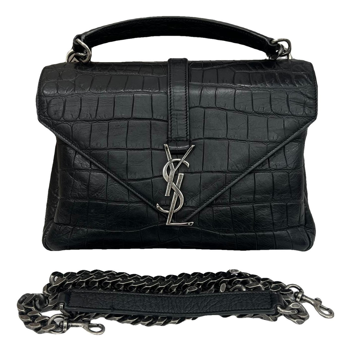 Collége monogramme leather handbag