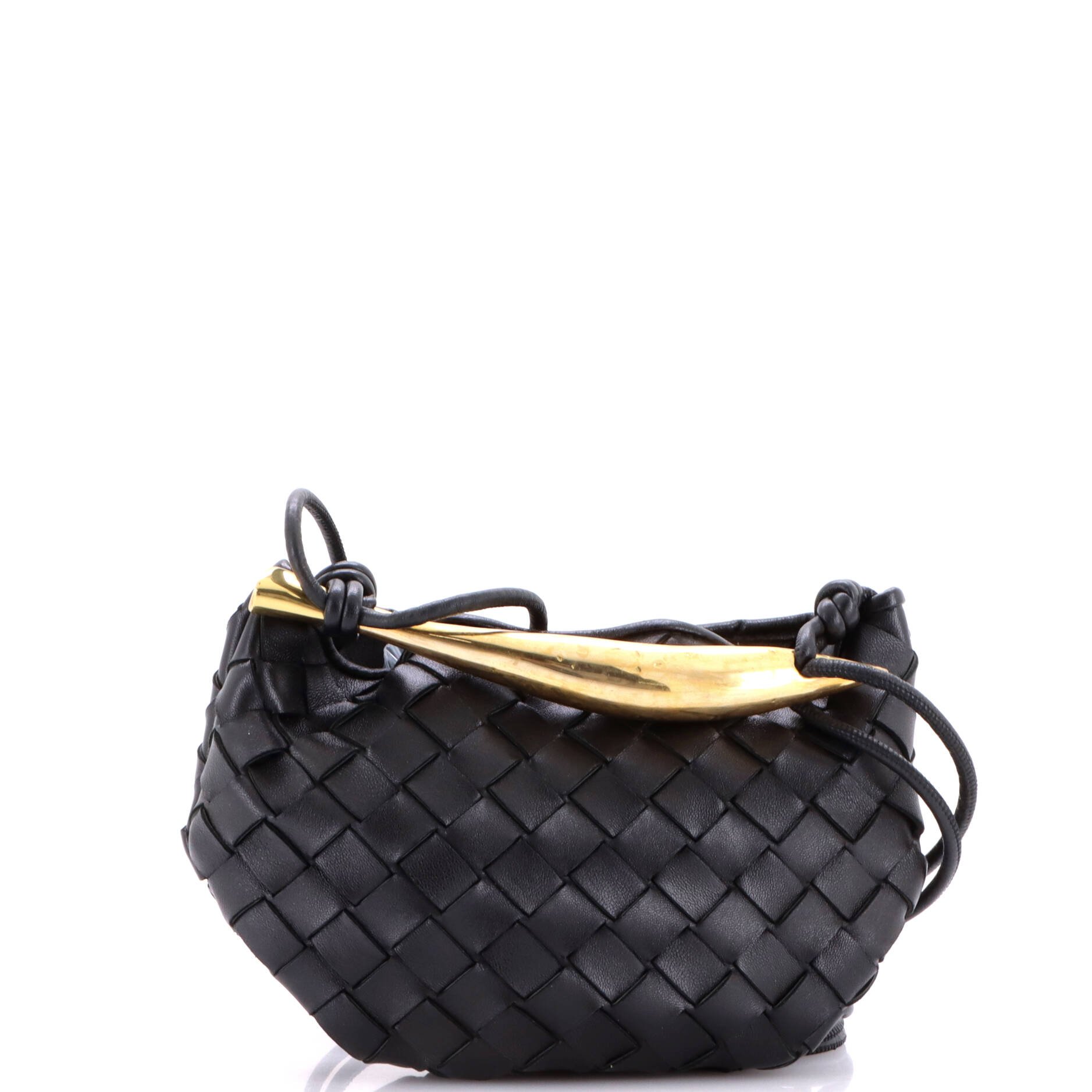 Bottega Veneta Sardine Top Handle Bag Intrecciato Nappa Mini