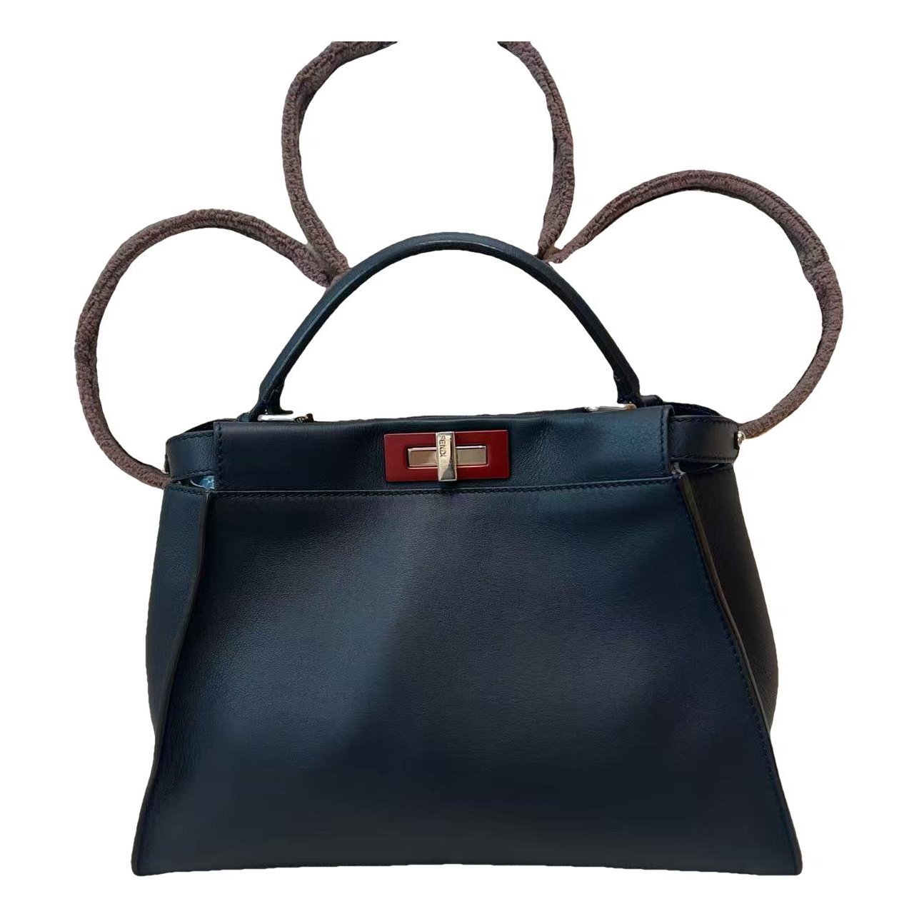 Peekaboo leather handbag