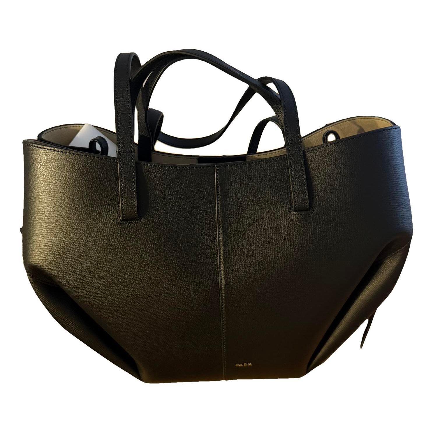 Leather tote