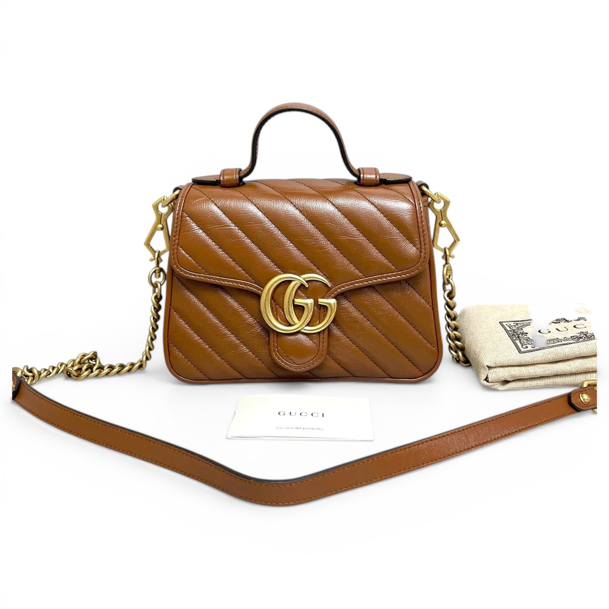 GG Marmont Flap leather handbag