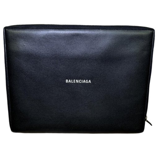 City Clip leather clutch bag
