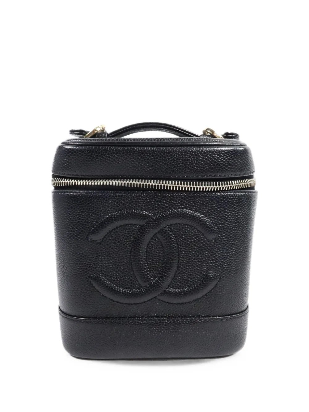 CC Vanity Case calfskin clutch bag