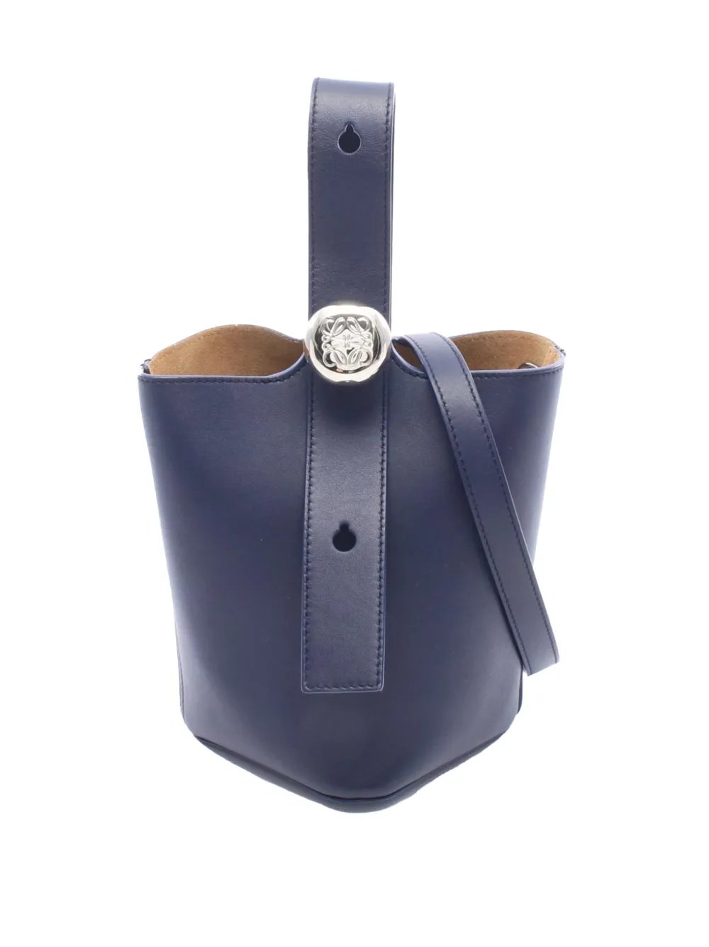 2010-2026 Mini Calfskin Pebble Bucket Bag satchel