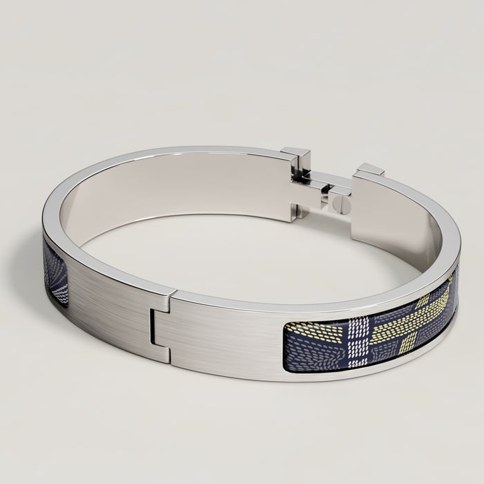 Blue Dye Clic Hh Eperon d'Or Sellier Bracelet
