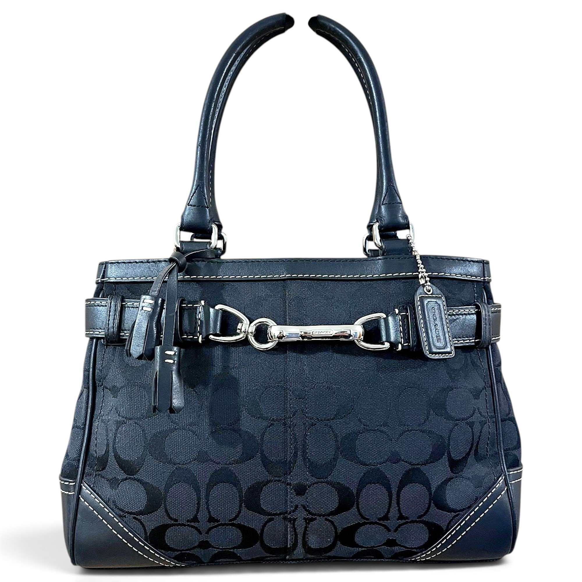 Signature Sufflette leather handbag