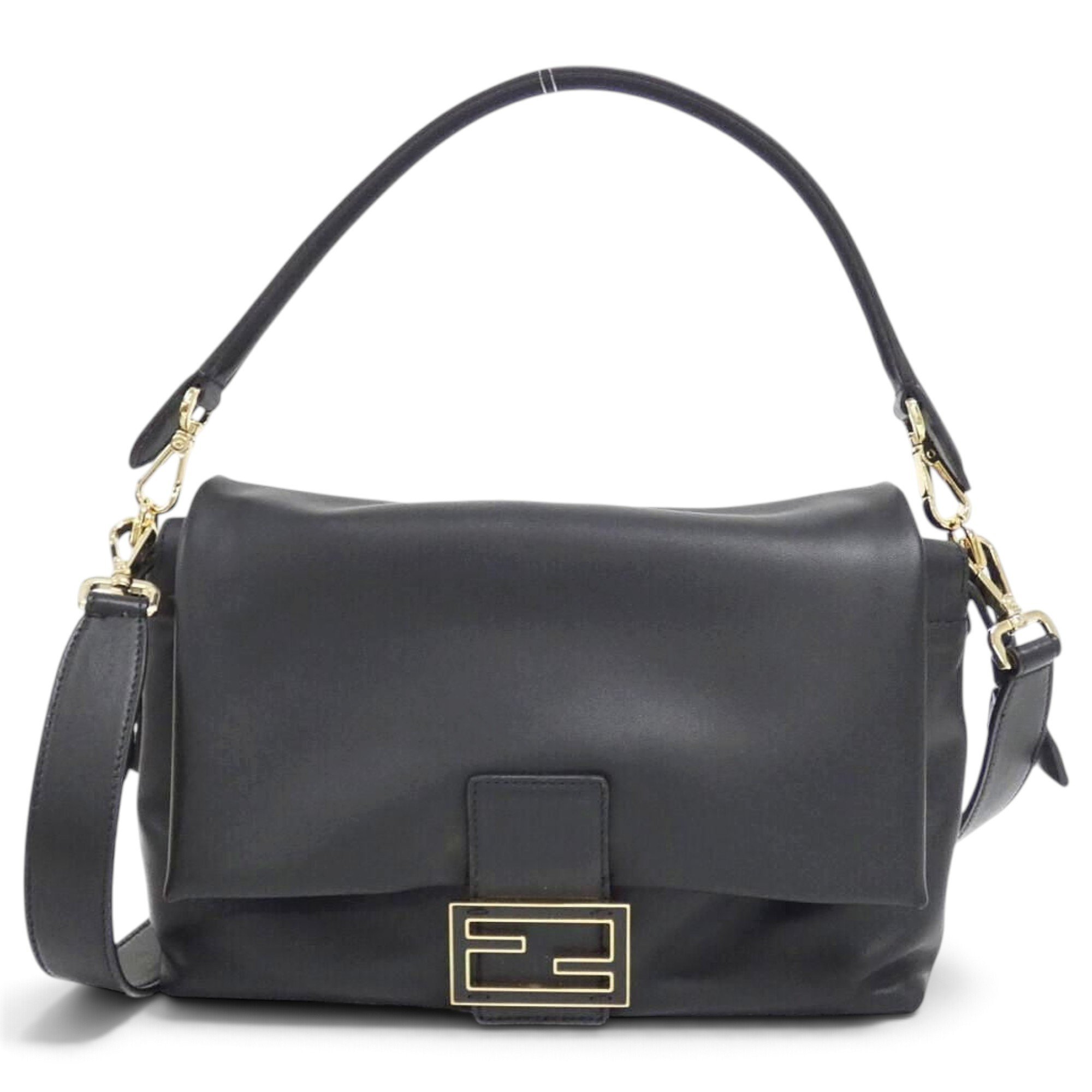 Baguette leather handbag