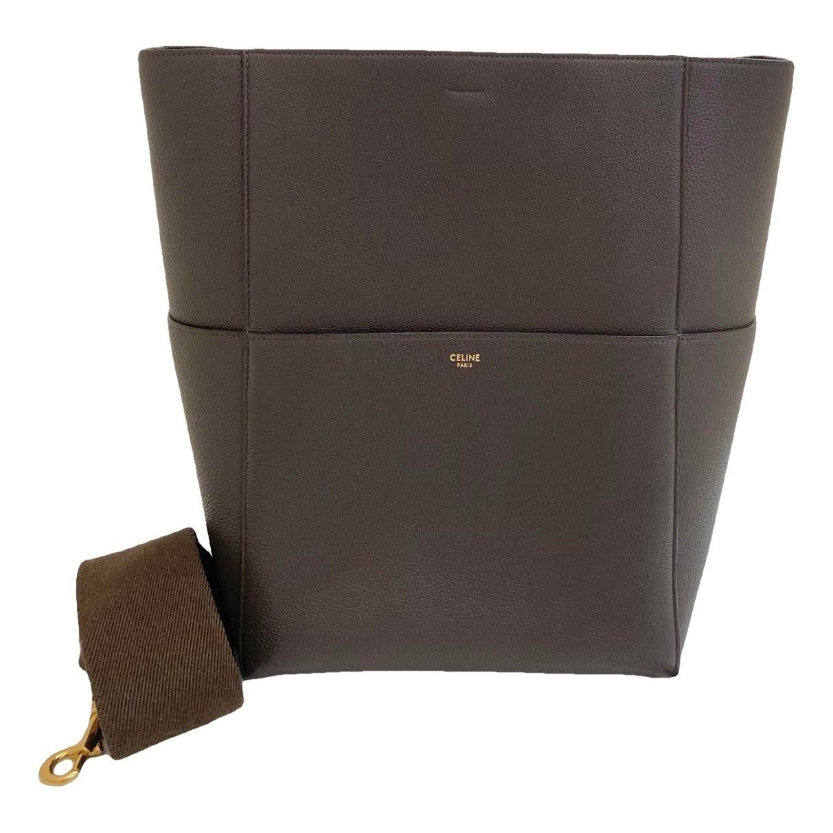 Seau Sangle leather tote