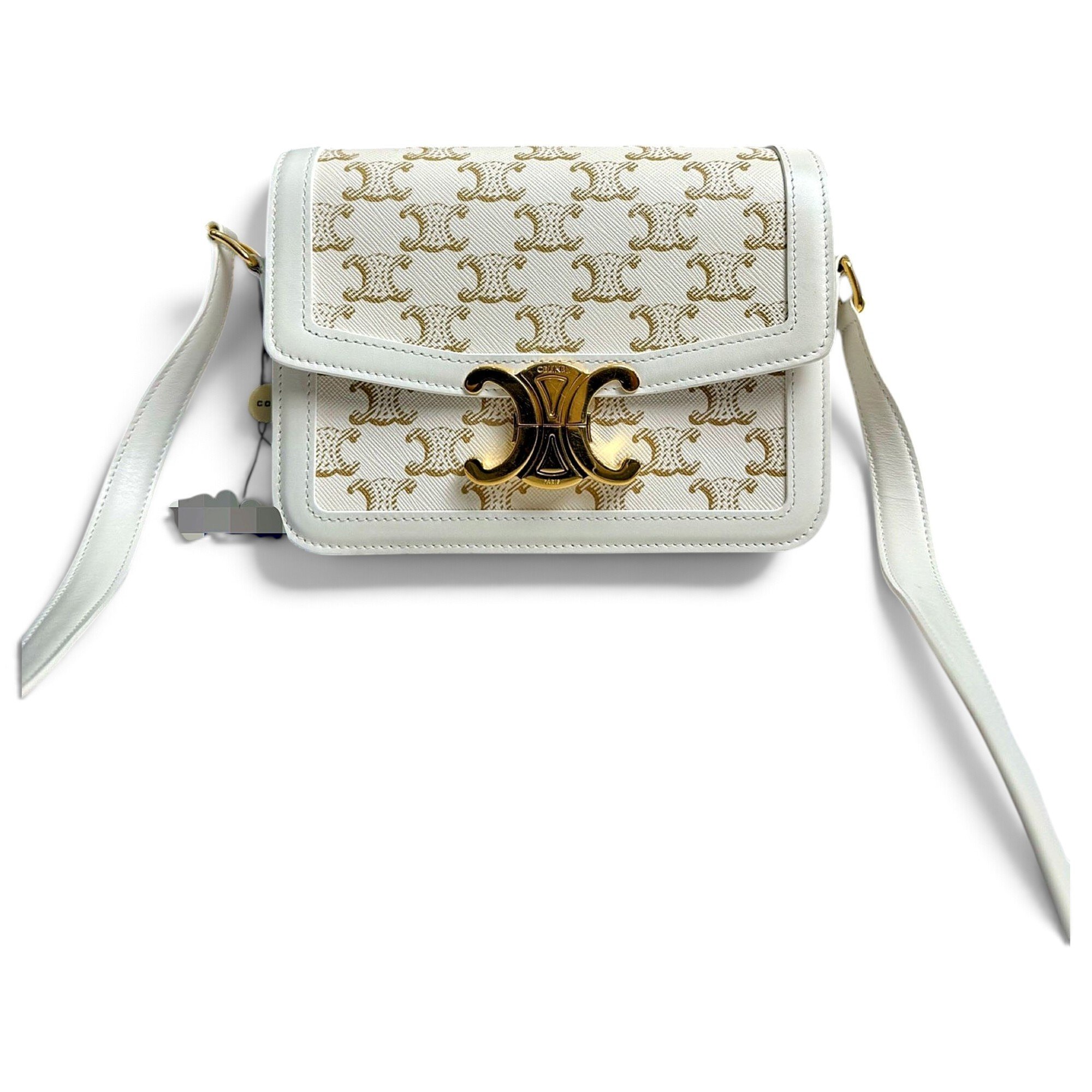 Triomphe leather handbag