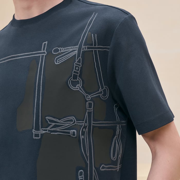 Marine Camiseta "Harnais En Gouache 3d"