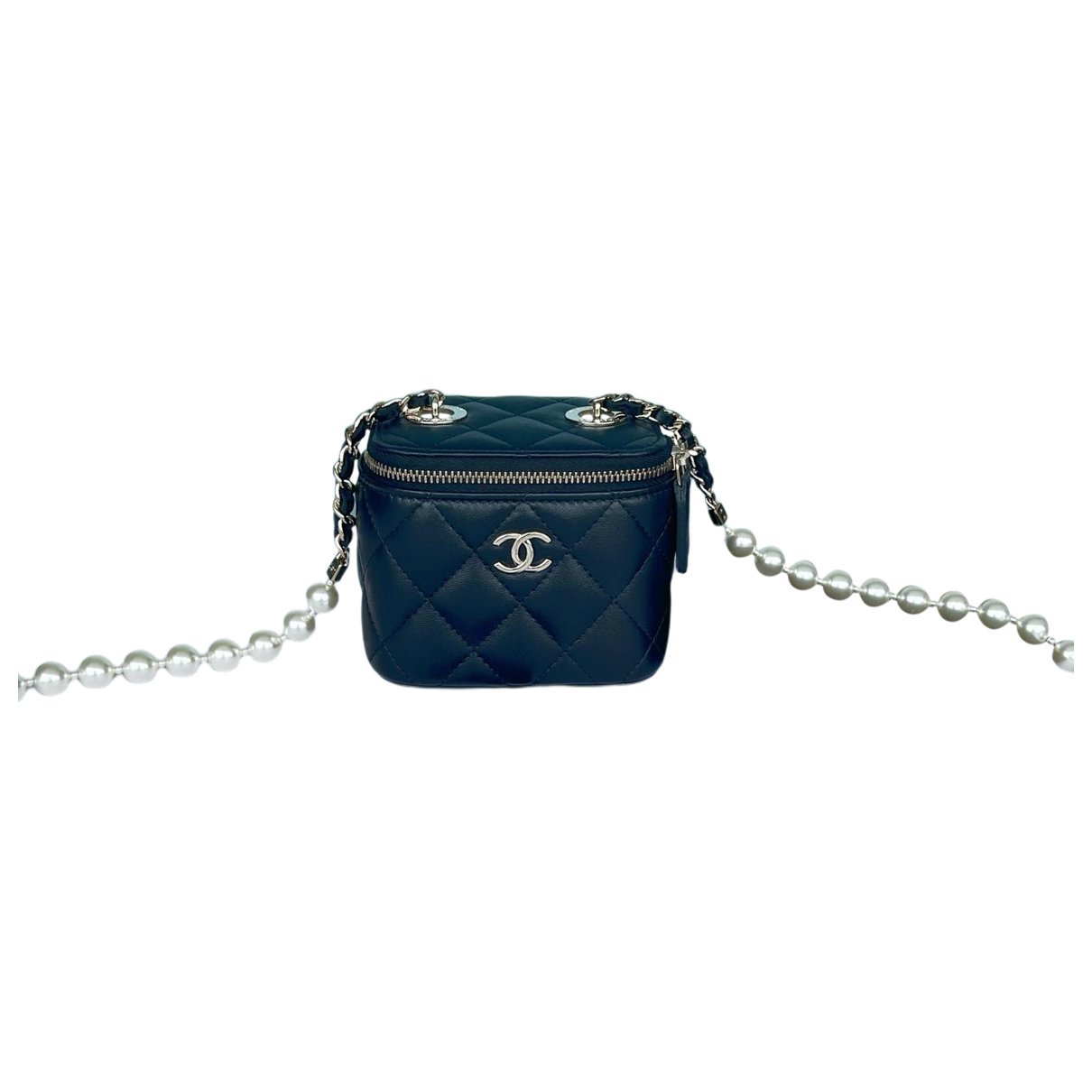 Trendy CC Vanity leather handbag