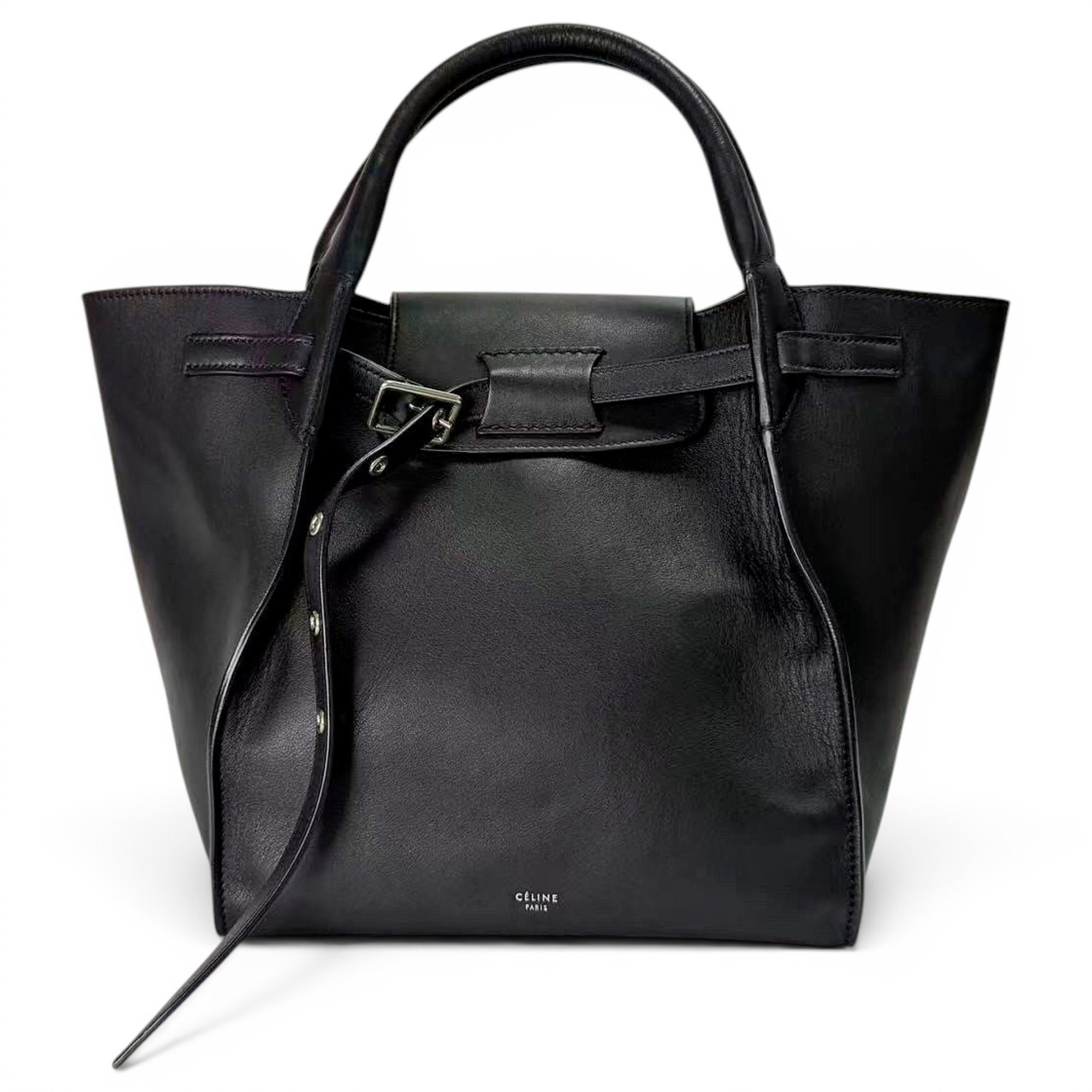 Big Bag leather handbag