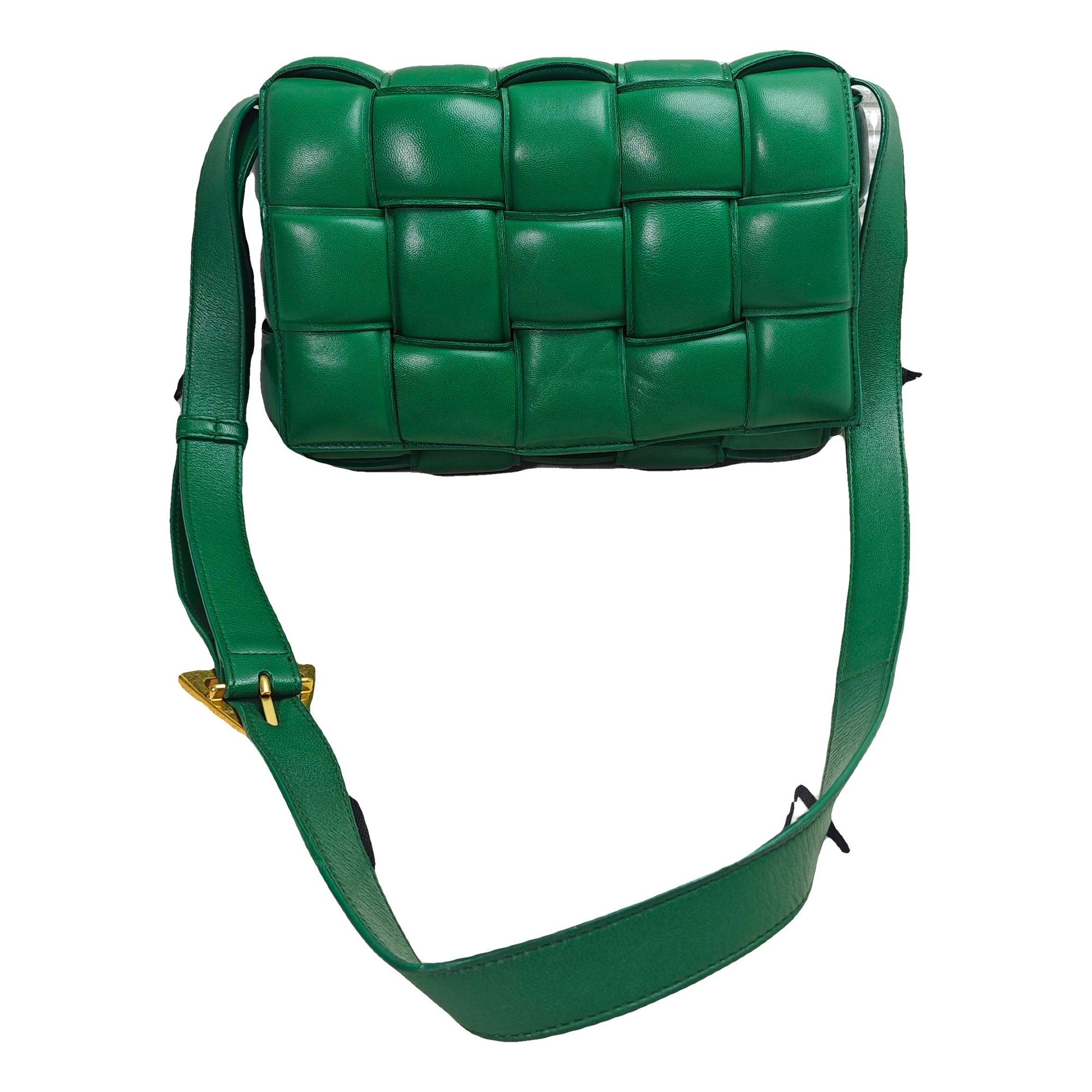 Cassette Padded leather handbag