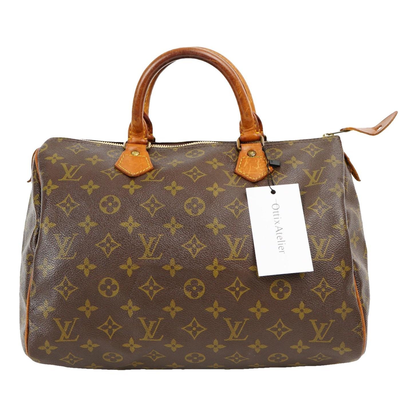 Speedy leather handbag